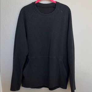 lululemon athletica dark grey sweatshirt